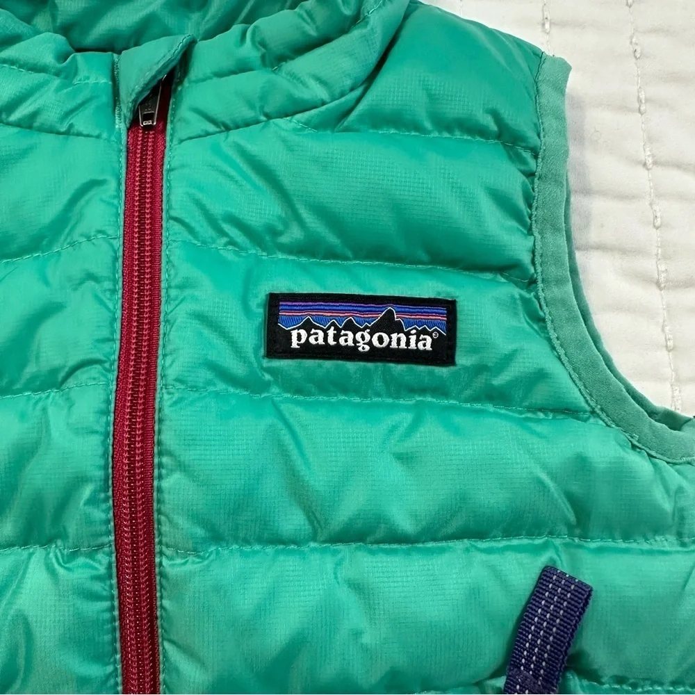Patagonia teal vest